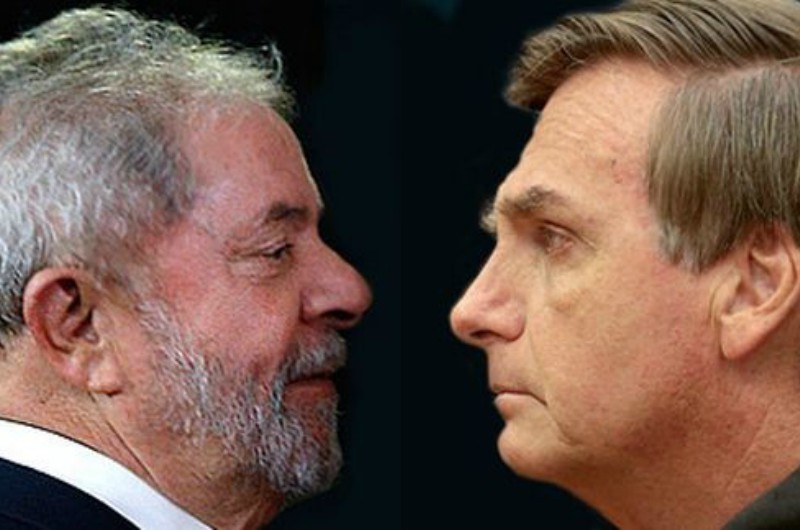 Distritais Bolsonaro e Lula (Foto: Reprodução Veja)