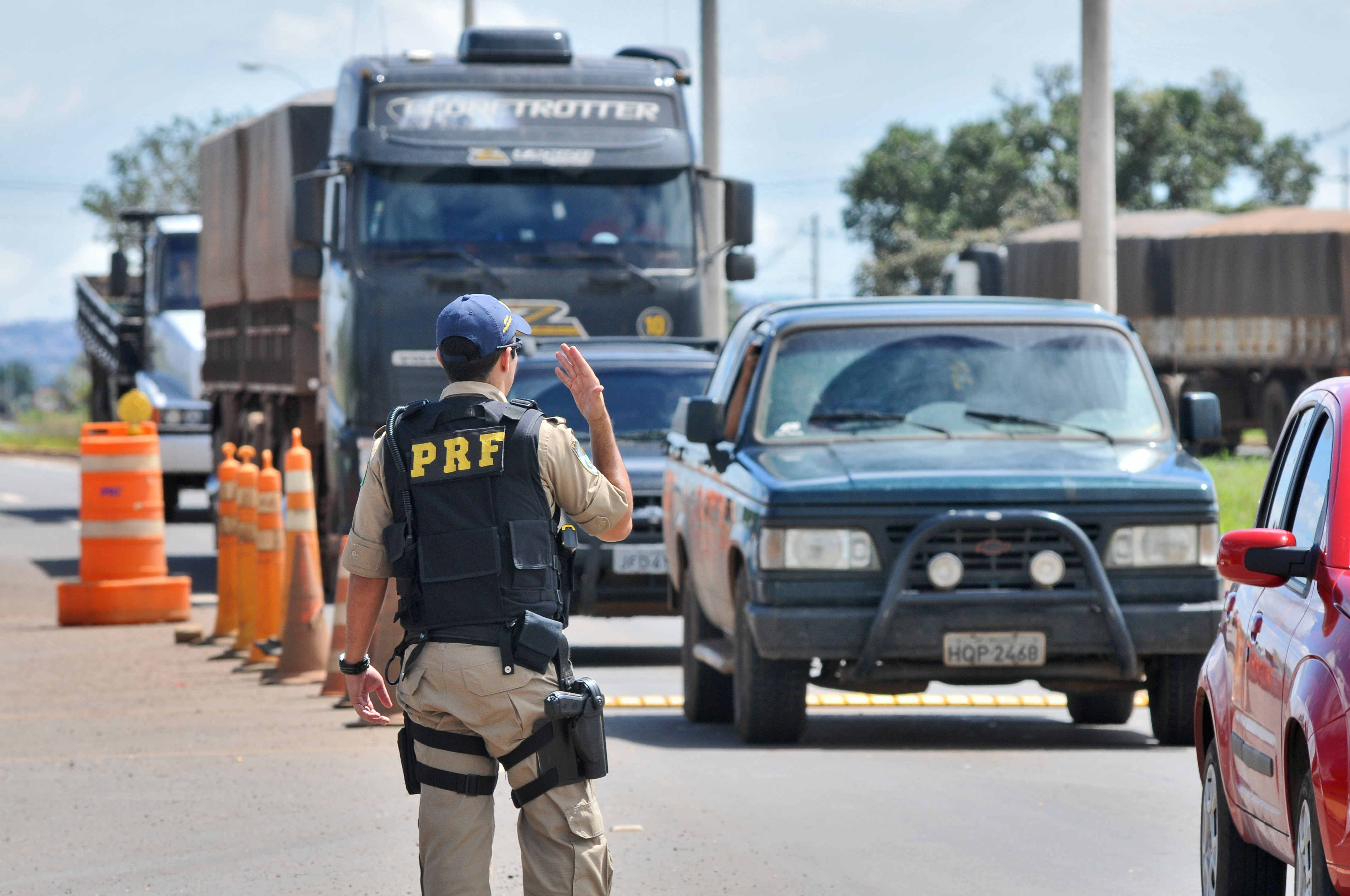 Crédito para a PRF (Foto: Breno Fortes/CB/D.A Press.)
