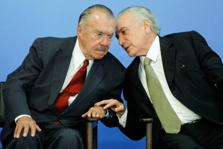 Temer e Sarney discutem aliança de centro para 2026