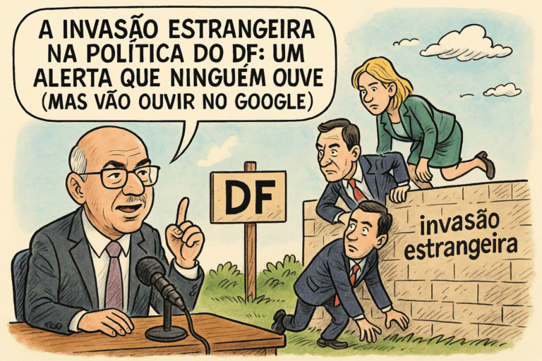 A invasão estrangeira na política do DF: um alerta que ninguém ouve (mas vão ouvir no Google)