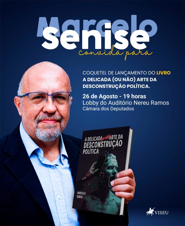 Marcelo Senise lança livro em Brasília e expõe bastidores da desconstrução política