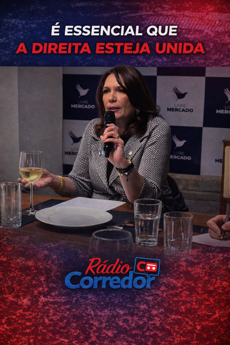 Bia Kicis defende união da direita, exalta liderança de Bolsonaro e aponta Flávio como caminho eleitoral viável