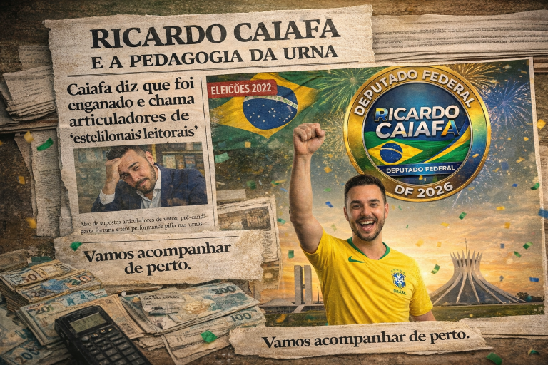 Ele Quer Distância de Estelionatário Eleitoral: Caiafa