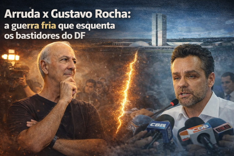 Arruda x Gustavo Rocha: a guerra fria que esquenta os bastidores do DF
