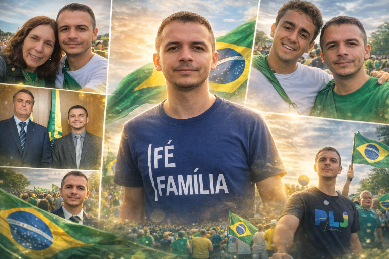 Evandro Araújo: a nova voz da juventude conservadora em Brasília — Fé, Família e Futuro!