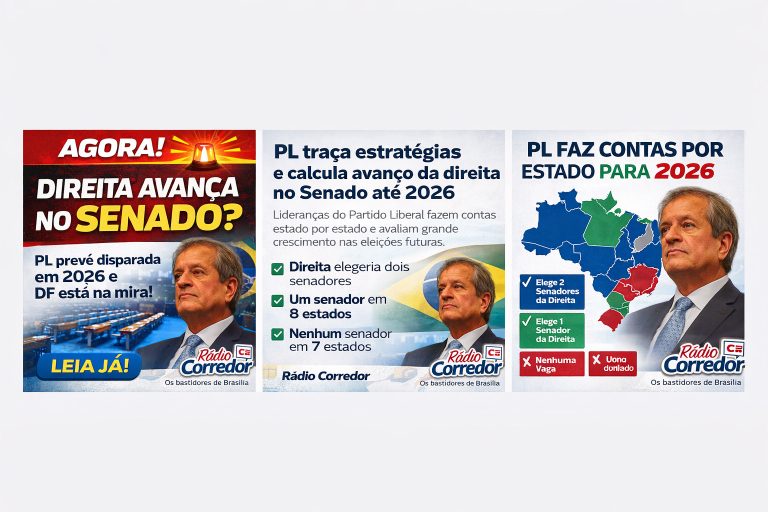 Direita faz contas para dominar o Senado — e o DF entra no radar estratégico