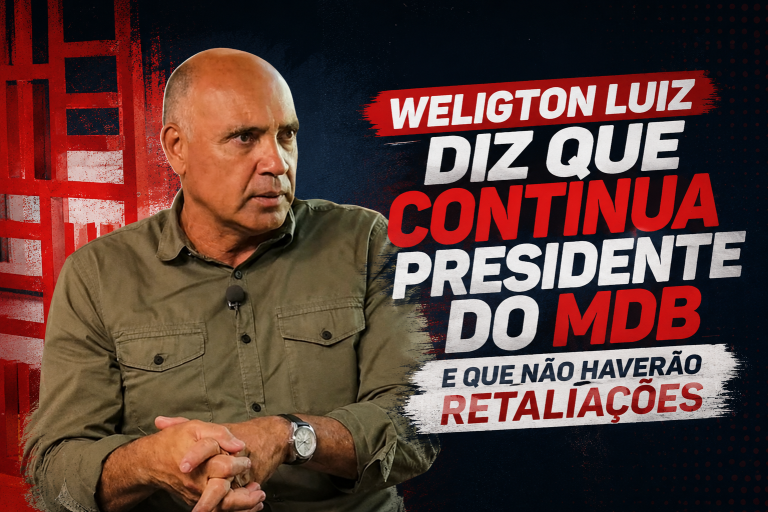 Wellington Luiz diz que permanece no comando do MDB-DF e aposta na pacificação da crise